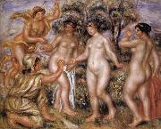 Pierre Renoir The judgment of Paris oil painting reproduction